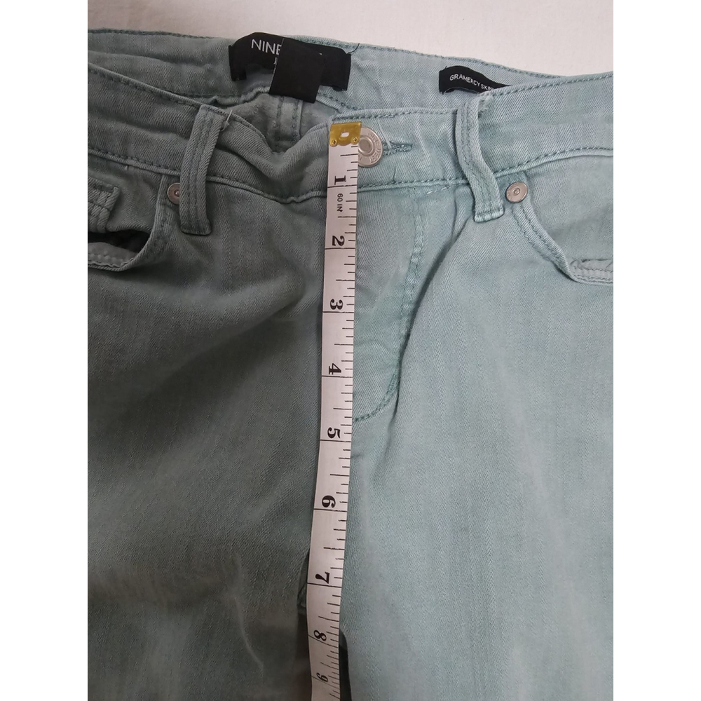 Nine West Women's Sage Green Blue Jeans Size 4 - Picture 9 of 16